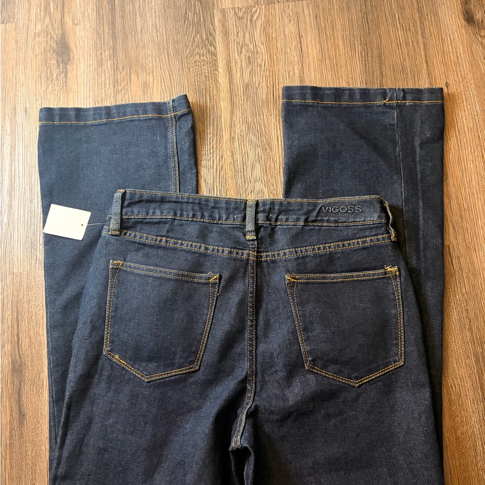Vigoss Dark Blue Jagger Boot CutLeg Jeans